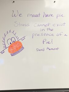 No stress...eat pie.